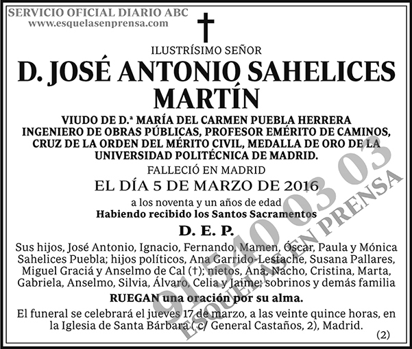 José Antonio Sahelices Martín